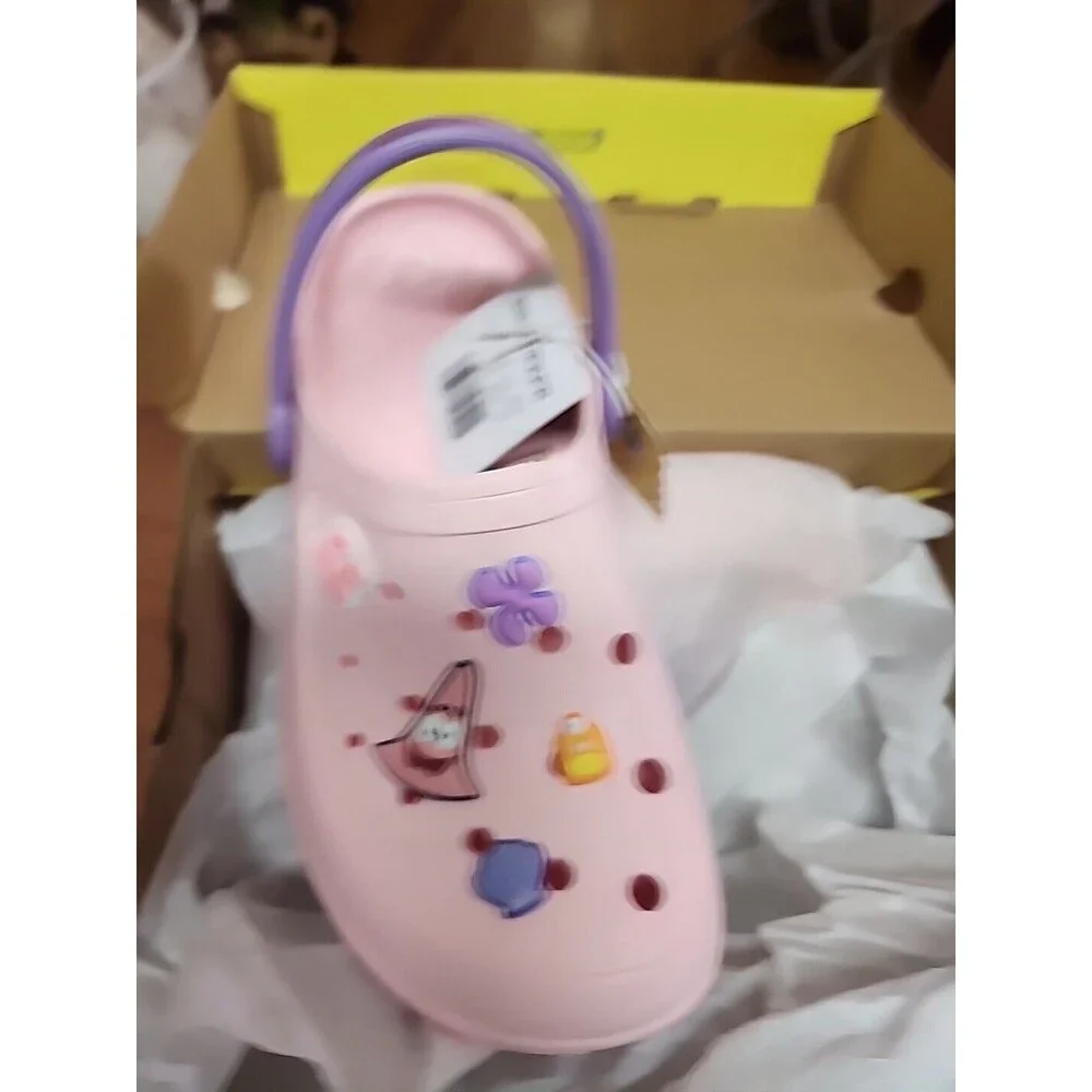 Skechers Sponge Bob Squarepants  Women's Patrick Foamies Size 6 US NIB